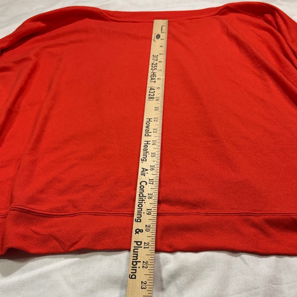 Jenni Intimates Red Pajama Top XXL Soft Sleepwear Lounge Shirt Cozy Loungewear - Picture 6 of 8